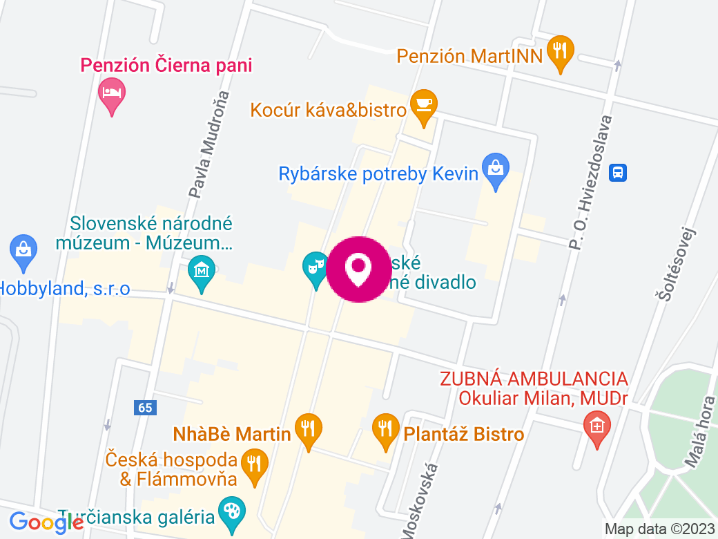 Mapa pobočky